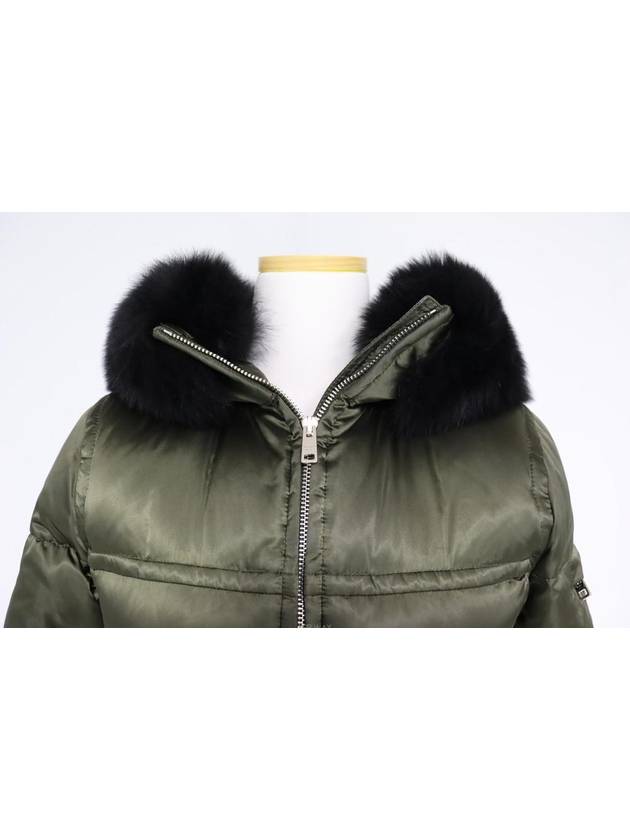 Women s fur hood down padding - PRADA - BALAAN 6