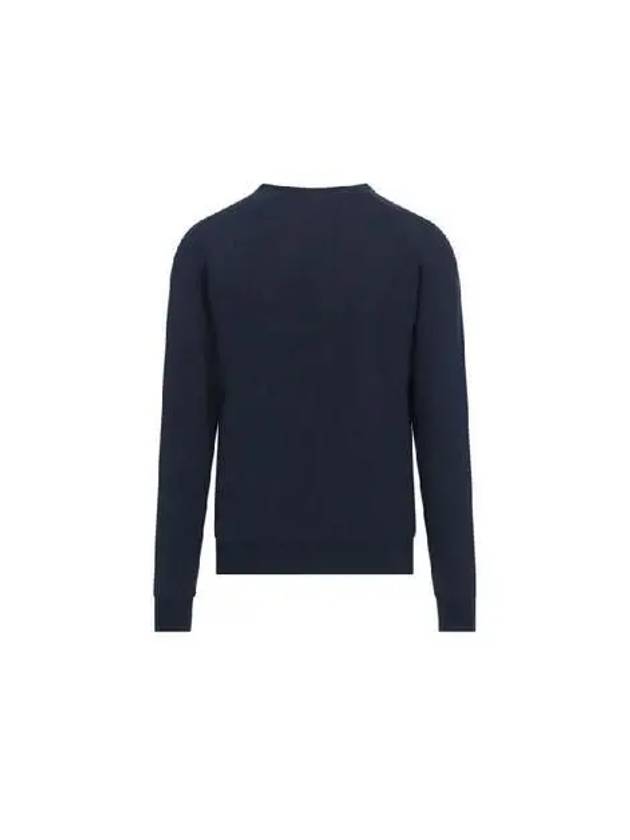 Men's ORB Embroidery Logo Crew Neck Sweatshirt Navy - VIVIENNE WESTWOOD - BALAAN 4