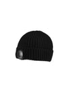 Lens Wappen Beanie Black - CP COMPANY - BALAAN 2