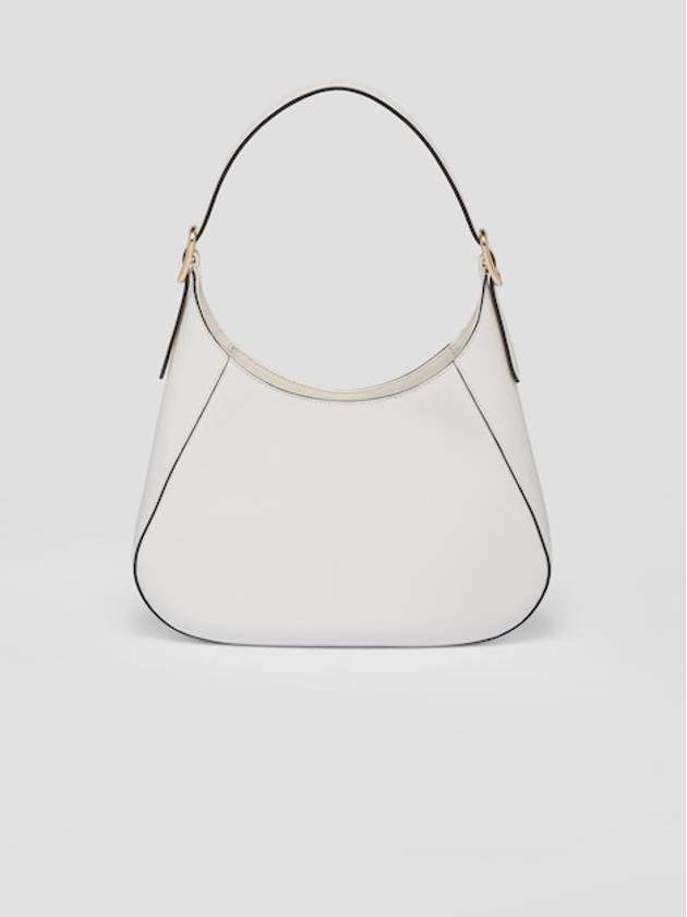 Medium Leather Shoulder Bag White - PRADA - BALAAN 4