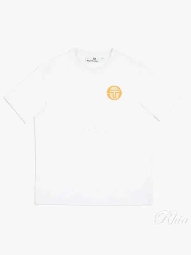 24 Tenda T Shirt STS24M50819 Brilliant White Tangerine - SERGIO TACCHINI - BALAAN 1