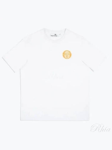 24 Tenda T Shirt STS24M50819 Brilliant White Tangerine - SERGIO TACCHINI - BALAAN 1