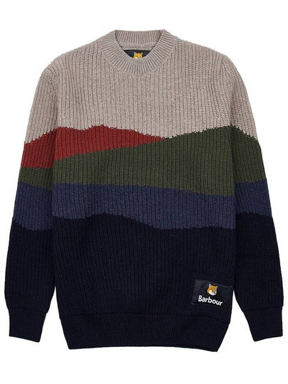 Landscape Crew Neck Knit Top - BARBOUR - BALAAN 2