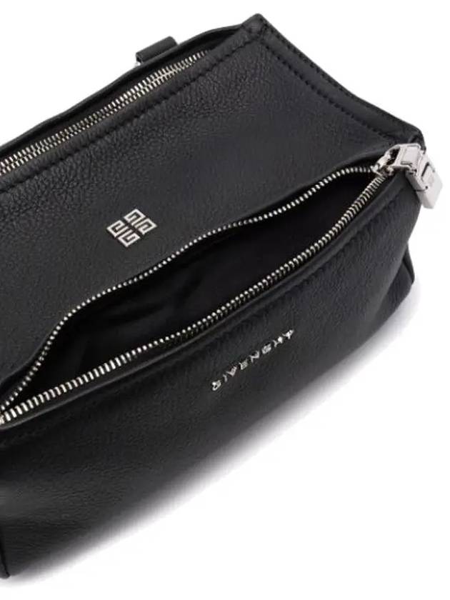 Pandora Small Grained Leather Shoulder Bag Black - GIVENCHY - BALAAN 5