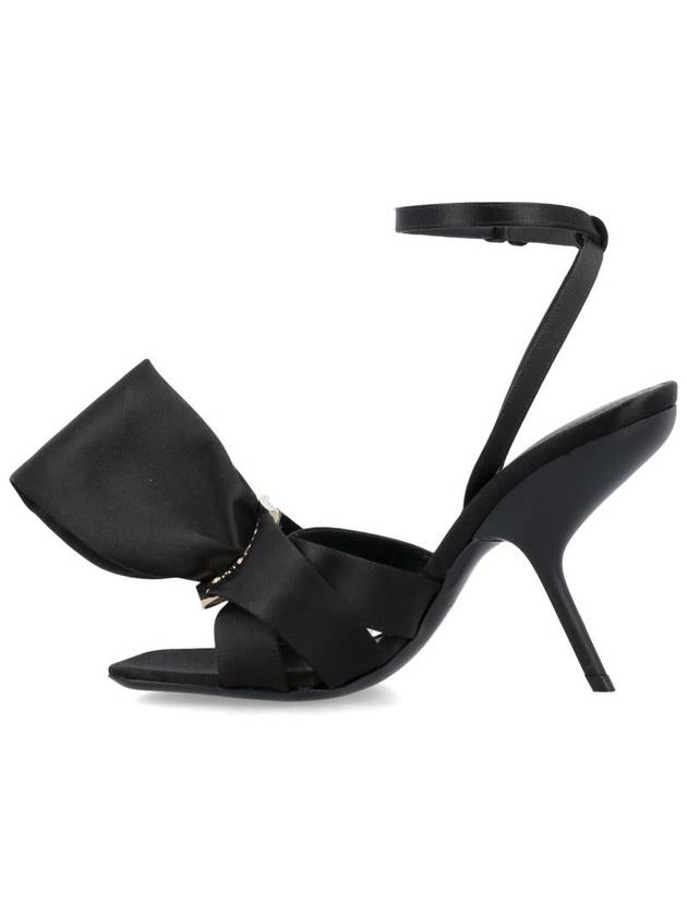 Salvatore Ferragamo Sandal With Asymmetric Bow - SALVATORE FERRAGAMO - BALAAN 3