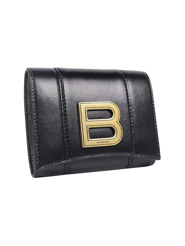 Hourglass compact half wallet 634834 1QJ4M 1000 - BALENCIAGA - BALAAN 3