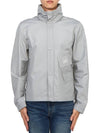 Metropolis Series HyST Stand Collar Zip Up Jacket Grey - CP COMPANY - BALAAN 1