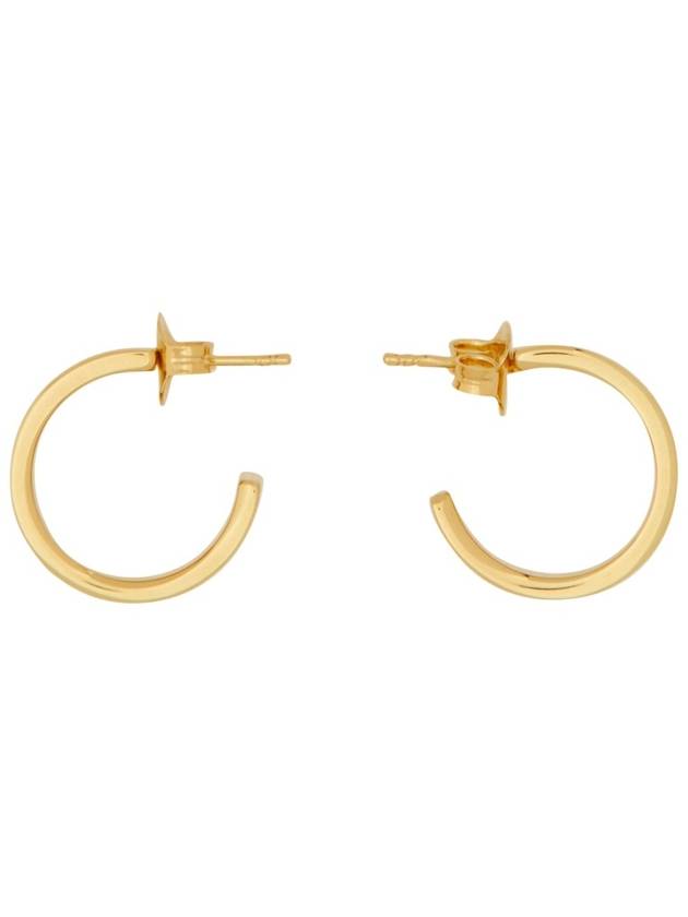 24 ss MM6 NUMERICAL Minimal Signature Hoop Earrings SM7VG0056 SV0310 950 B0111054024 - MAISON MARGIELA - BALAAN 4