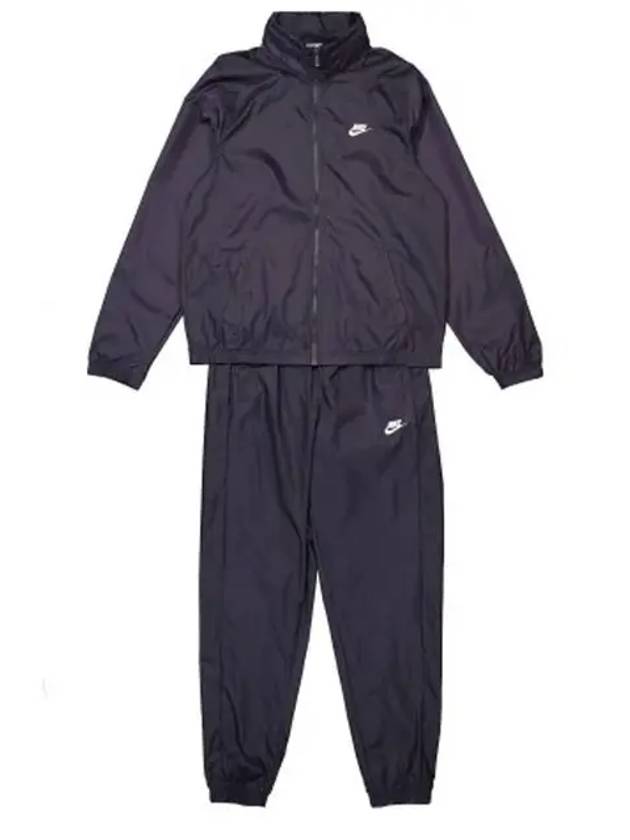 Club Lined Woven Tracksuit Navy - NIKE - BALAAN 2