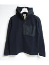 half zipup hood black 22CTCUF08147 - TEN C - BALAAN 2