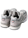 990 V4 Core Low Top Sneakers Grey Silver - NEW BALANCE - BALAAN 5