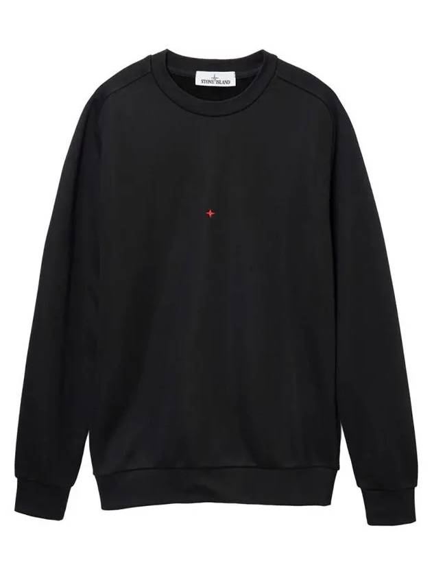 Marina Logo Patch Sweatshirt Black - STONE ISLAND - BALAAN 2