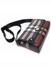 Checked Leather Knot Cross Bag Brown - BURBERRY - BALAAN 6