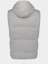 Feather Down Padded Wool Vest Grey - BRUNELLO CUCINELLI - BALAAN 6