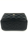 Classic Vanity Rectangular Black Gold Caviar AP1341 - CHANEL - BALAAN 6