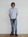 Western Stripe Pattern Shirt_Sky Blue - KINETO - BALAAN 2