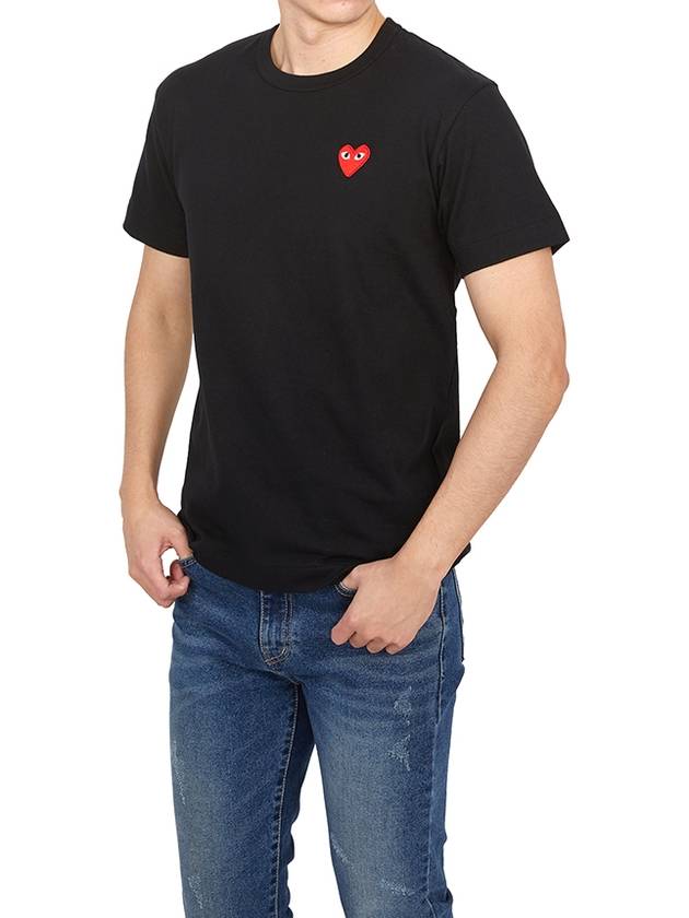 Red Heart T-Shirt Black - COMME DES GARCONS PLAY - BALAAN 5