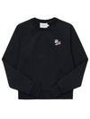 Women's Dressed Fox Patch Adjusted Sweatshirt Black - MAISON KITSUNE - BALAAN 2