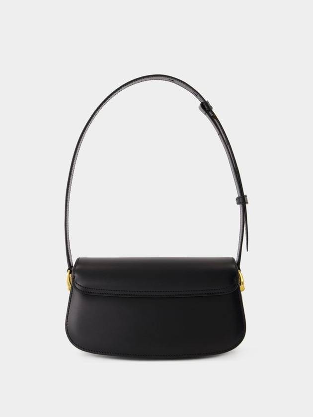 Baguette Paris Paris Shoulder Bag - AMI Paris - Leather - Black - AMI - BALAAN 3