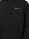 Le Brode Logo Cotton Hoodie Black - JACQUEMUS - BALAAN 3