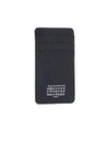 4 Stitch Leather Card Wallet Black - MAISON MARGIELA - BALAAN 4