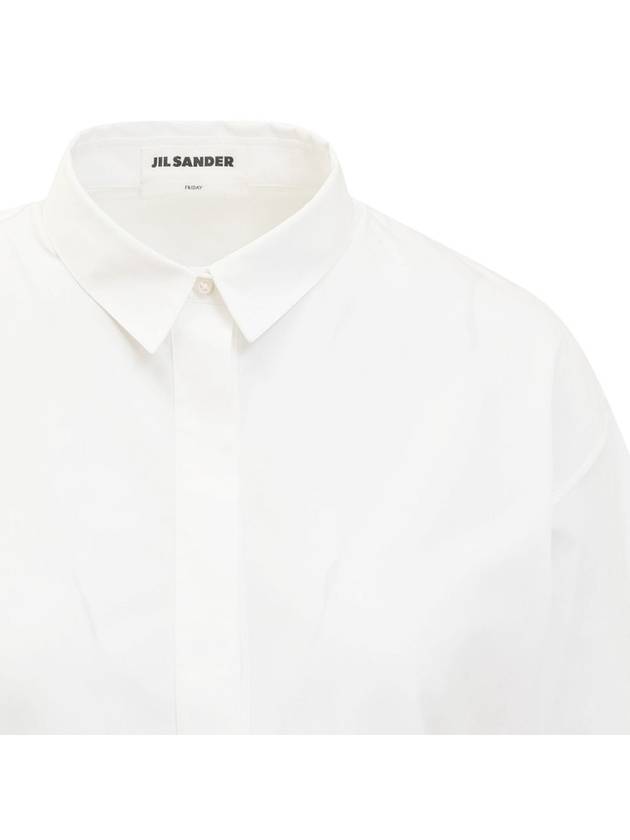 Shirt J05DL0005J45001 100 OPTIC WHITE - JIL SANDER - BALAAN 4