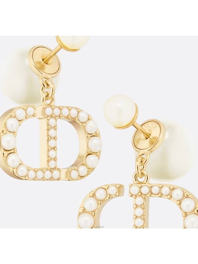 Tribales Resin Pearls Earrings Gold - DIOR - BALAAN 5