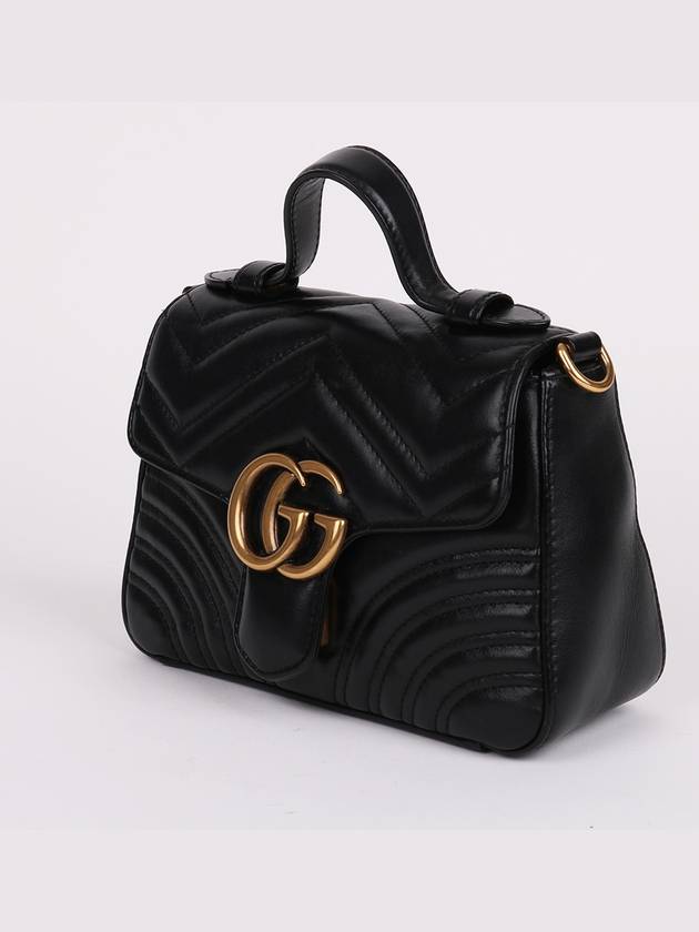 GG Marmont Top Handle Mini Chain Bag 547260 - GUCCI - BALAAN 2