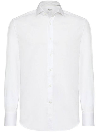 23 ss Shirt WITH Spread Collar M0UC40028 C159 BIANCO B0170006843 - BRUNELLO CUCINELLI - BALAAN 2