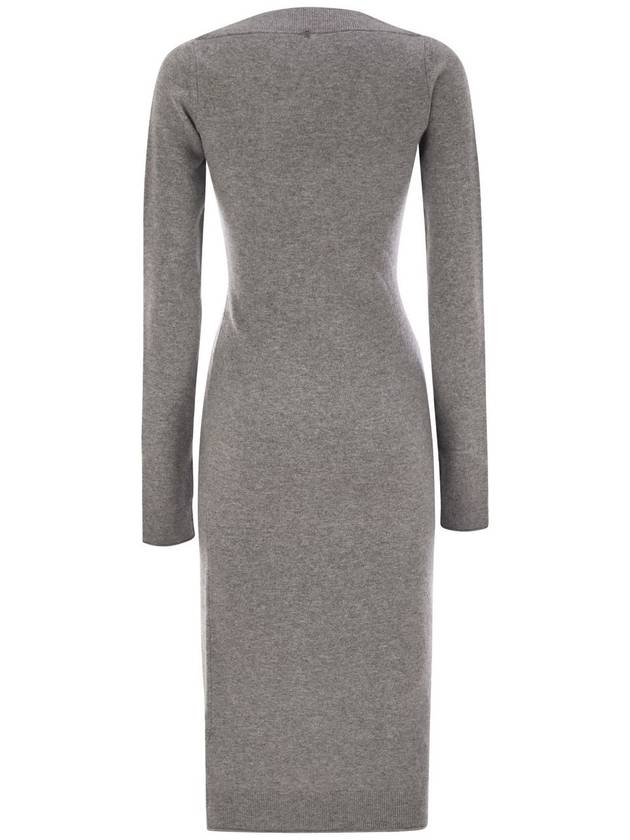 ANGIZIA - Cashmere blend knit dress - MAX MARA SPORTMAX - BALAAN 2