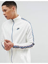 Sportswear Taped Poly Track Jacket Beige - NIKE - BALAAN 4