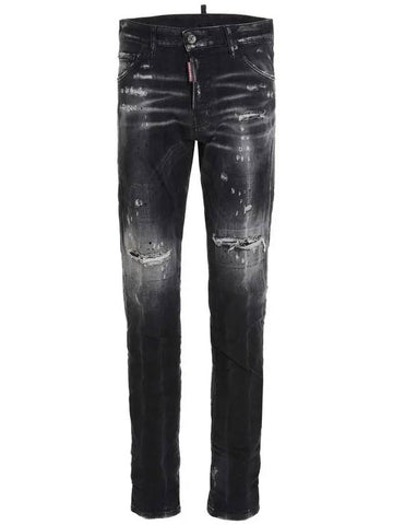 Men's Squat Cool Guy Jeans Black - DSQUARED2 - BALAAN 1