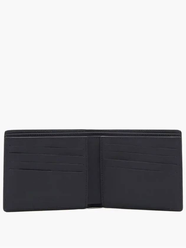 Plain Leather Half Wallet Brown - MAISON MARGIELA - BALAAN 3