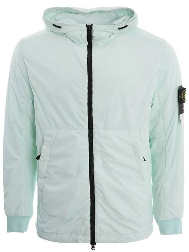 Wappen Patch Comfort Tech Hooded Jacket Mint - STONE ISLAND - BALAAN 4