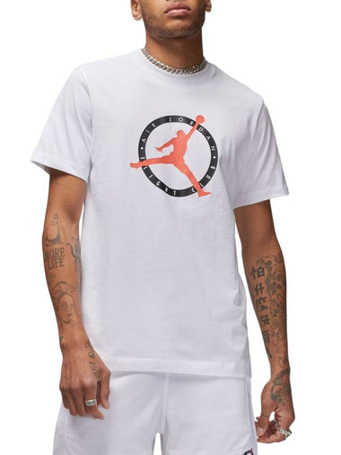 Air Jordan Flight Club Short Sleeve T-Shirt White - NIKE - BALAAN 1