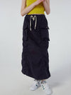 Women's Maxi Cargo A-Line Skirt Black - REAL ME ANOTHER ME - BALAAN 4