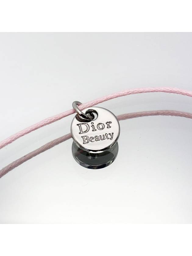 Ribbon Silver Wire Bracelet Pink 4VDIA30968 - DIOR - BALAAN 8