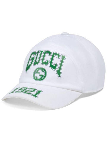 logo print baseball cap hat 7731354HA7F - GUCCI - BALAAN 1