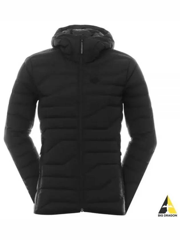 Men's Cliff Light Down Hooded Jacket Black - J.LINDEBERG - BALAAN 2