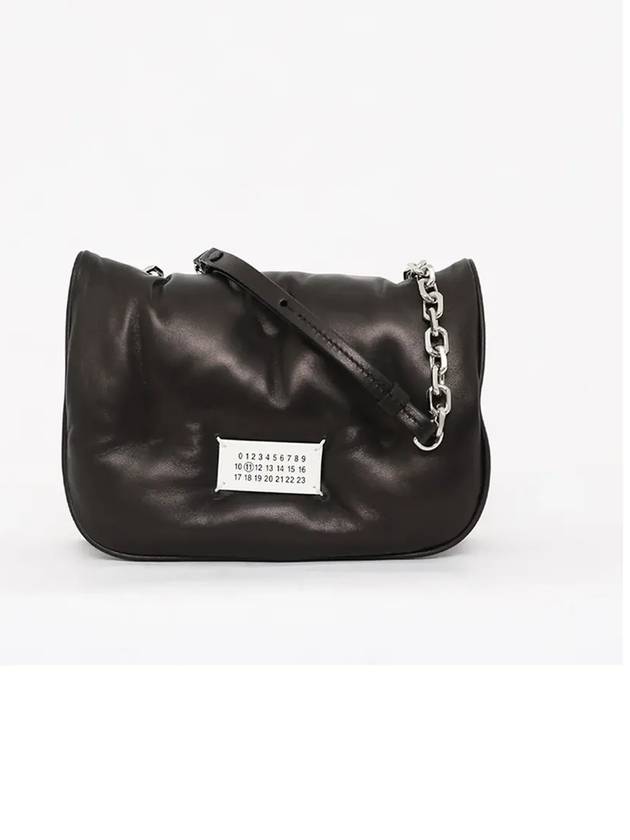 Glam Slam Flap Crossbody Bag Black - MAISON MARGIELA - BALAAN 4