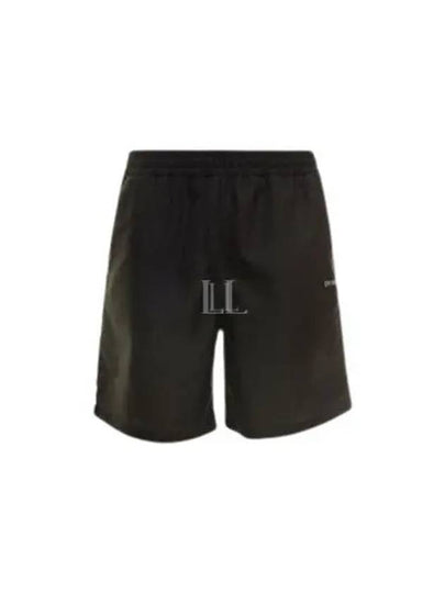 Graphic Striped Swim Shorts Black - OFF WHITE - BALAAN 2