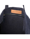 Cabas Linen Sequined Medium Tote Bag Navy - VANESSA BRUNO - BALAAN 5