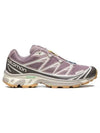 XT 6 Low Top Sneakers Quail Plum Kitten Vanilla Ice - SALOMON - BALAAN 2