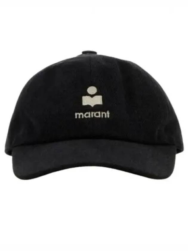 Tomas Embroidered Logo Ball Cap Black - ISABEL MARANT - BALAAN 2