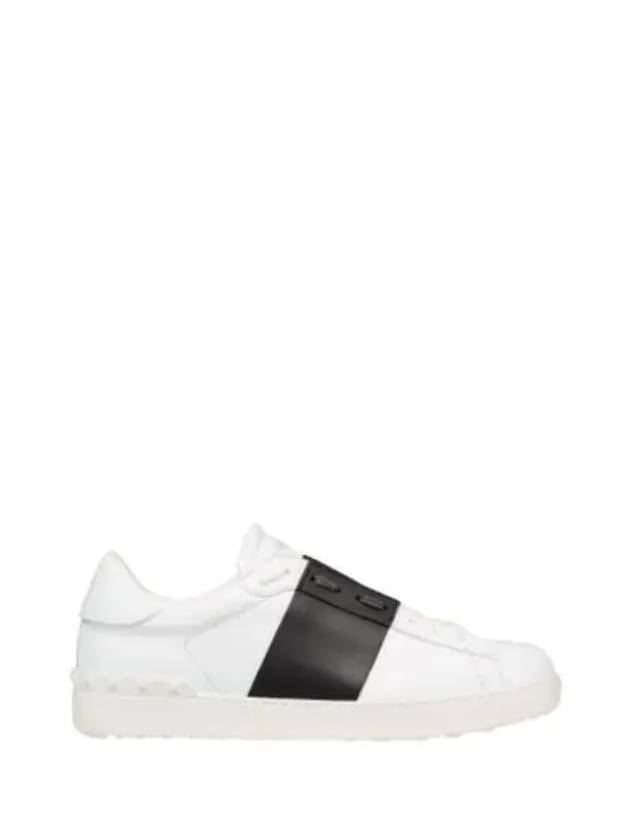 Open Low Top Sneakers White Black - VALENTINO - BALAAN 2