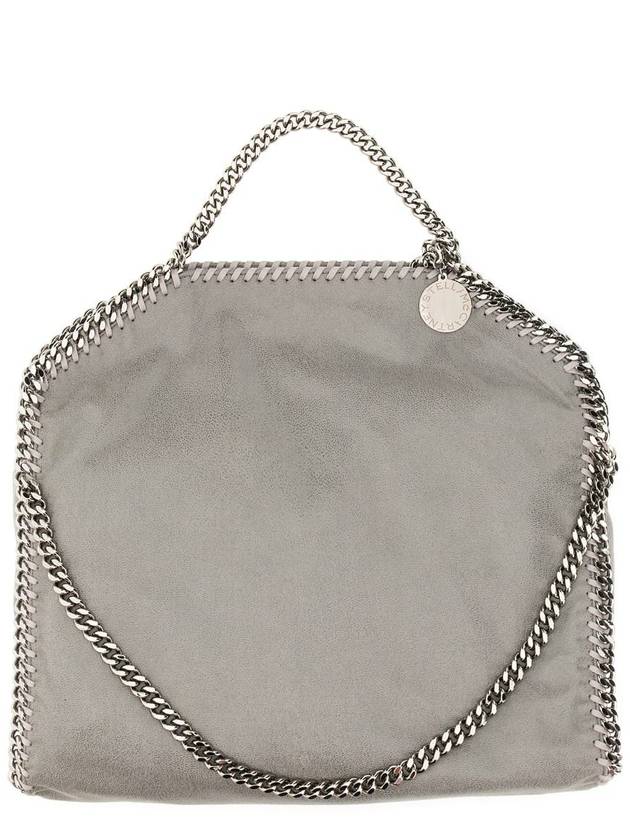 Silver Falabella Fold Over Tote Bag Light Gray - STELLA MCCARTNEY - BALAAN 6