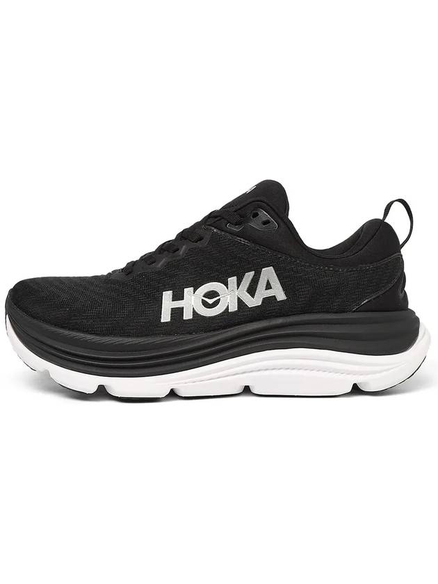 Hoka Men's Running Shoes Gaviota 5 Black BWHT 1134234 BWHT - HOKA ONE ONE - BALAAN 6