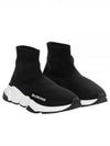 Speed Trainer High Top Sneakers Black - BALENCIAGA - BALAAN 2