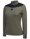 WOMEN SHOULDER BLOCK LONG T SHIRTKH - ANEWGOLF - BALAAN 3