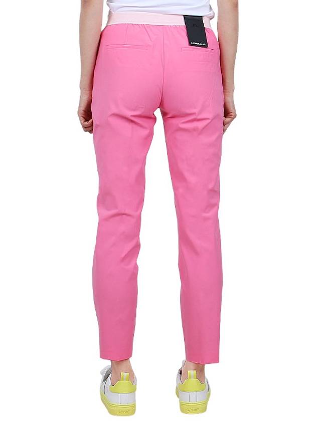 Women's Elle Stretch Straight Pants Azalea Pink - J.LINDEBERG - BALAAN 5